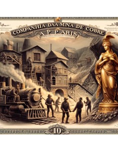 COMP. DA MINA DE COBRE A PARIS - 5 AZIONI - 1885 2