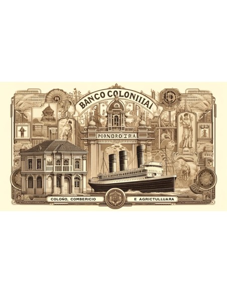 1922 - BANCO COLONIAL PORTUGUEZ (CAP. SOC. 20.000.000 $)