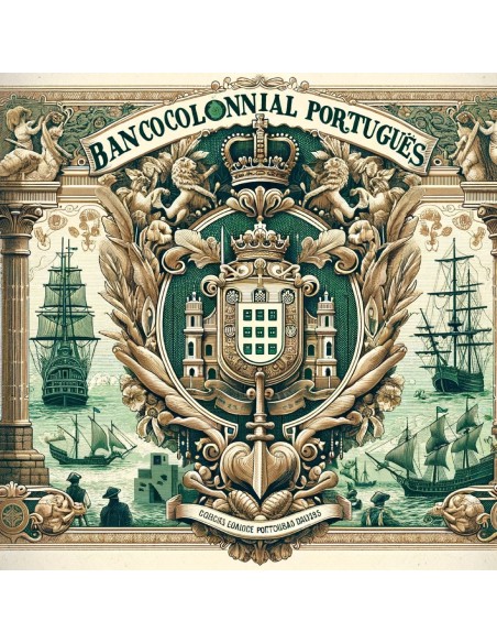 1918 - BANCO COLONIAL PORTUGUEZ (CAP. SOC. 10.000.000 $)