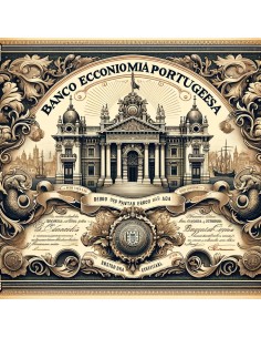 1919 - BANCO ECONOMIA PORTUGUESA (5 AZIONI) 2