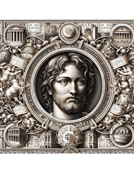 1991 - BTP POLIENNALI SERIE 0002 LIRE 5 MILIONI ROMA  (Raffaello Sanzio)