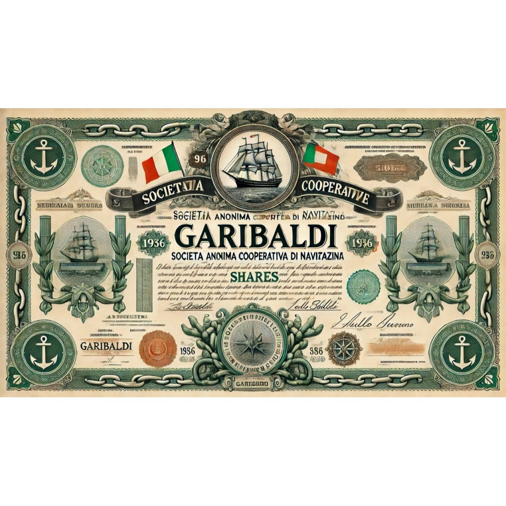 1936 - GARIBALDI SOC. ANON. COOP. DI...