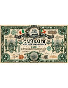 GARIBALDI SOC. ANON. COOP. DI NAVIGAZIONE 1 AZIONE GENOVA 1936 2