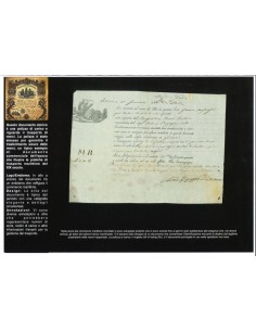 1836 - POLIZZA DI CARICO DA PALERMO A GENOVA