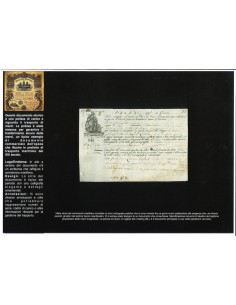 1796 - POLIZZA DI CARICO DA GENOVA A NIZZA