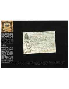 1815 - POLIZZA DI CARICO DA GENOVA A PALERMO