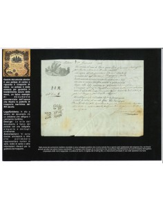 1836 - POLIZZA DI CARICO DA PALERMO A GENOVA