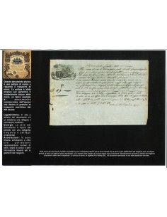 1835 - POLIZZA DI CARICO DA PALERMO A GENOVA