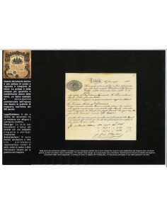 1848 - POLIZZA DI CARICO DA TRIESTE A NAPOLI