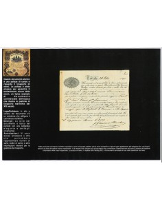 1847 - POLIZZA DI CARICO DA TRIESTE A NAPOLI