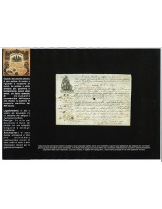 1815 - POLIZZA DI CARICO DA GENOVA A PALERMO