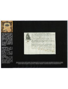 1796 - POLIZZA DI CARICO DA GENOVA A NAPOLI