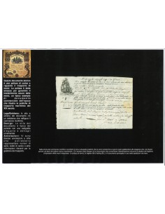 1795 - POLIZZA DI CARICO DA GENOVA A NAPOLI