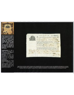 1829 - POLIZZA DI CARICO DA GENOVA A NIZZA