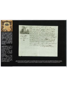 1848 - POLIZZA DI CARICO DA GENOVA A PALERMO