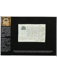 1830 - POLIZZA DI CARICO DA GENOVA A NIZZA