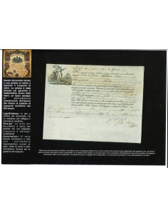 1833 - POLIZZA DI CARICO DA GENOVA A NIZZA