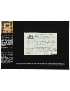 1830 - POLIZZA DI CARICO DA GENOVA A NIZZA