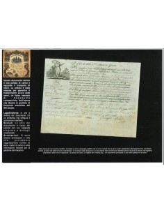 1833 - POLIZZA DI CARICO DA GENOVA A NIZZA