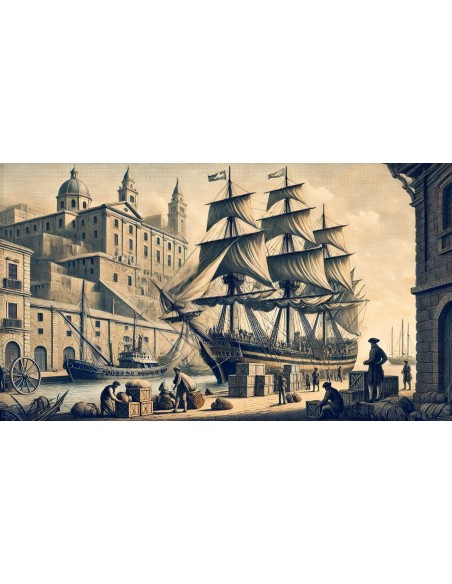 1839 - POLIZZA DI CARICO DA GENOVA