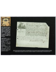 1834 - POLIZZA DI CARICO DA GENOVA A PALERMO