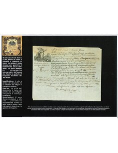 1837 - POLIZZA DI CARICO DA GENOVA A PALERMO