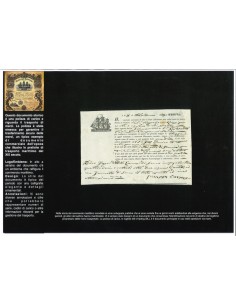 1829 - POLIZZA DI CARICO DA GENOVA A NIZZA