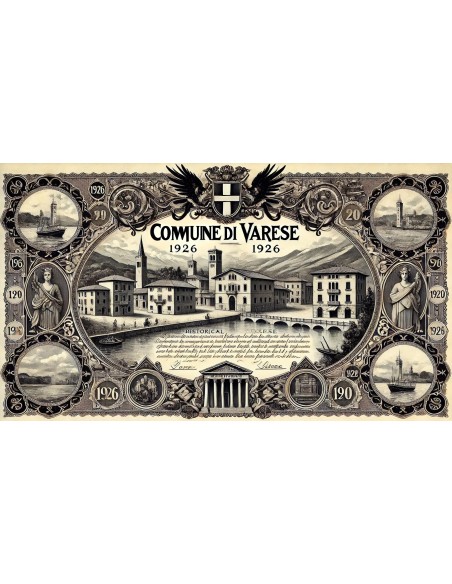 1926 - COMUNE DI VARESE SERIE TERZA 1 OBBLIGAZIONI VARESE