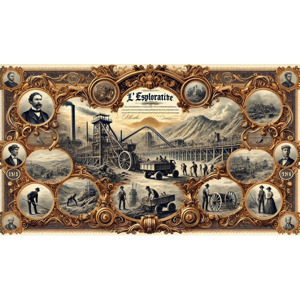 1898 - L'ESPLORATRICE (Miniere C. Benso conte...