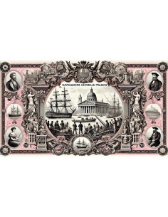 NAVIGAZIONE GENERALE ITALIANA - 40 AZIONI GENOVA 1942 2