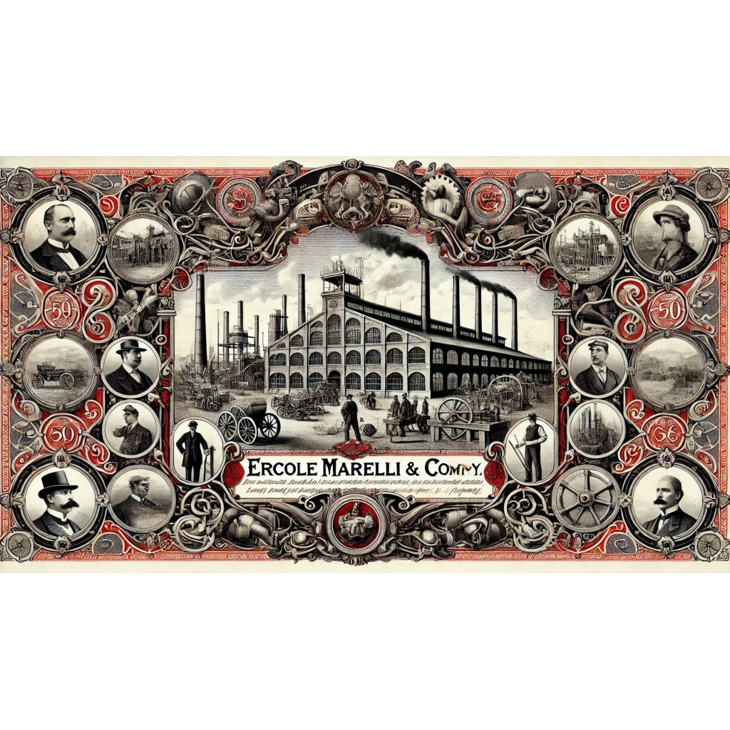 1977 - ERCOLE MARELLI & C. SPA - 5 AZIONI MILANO