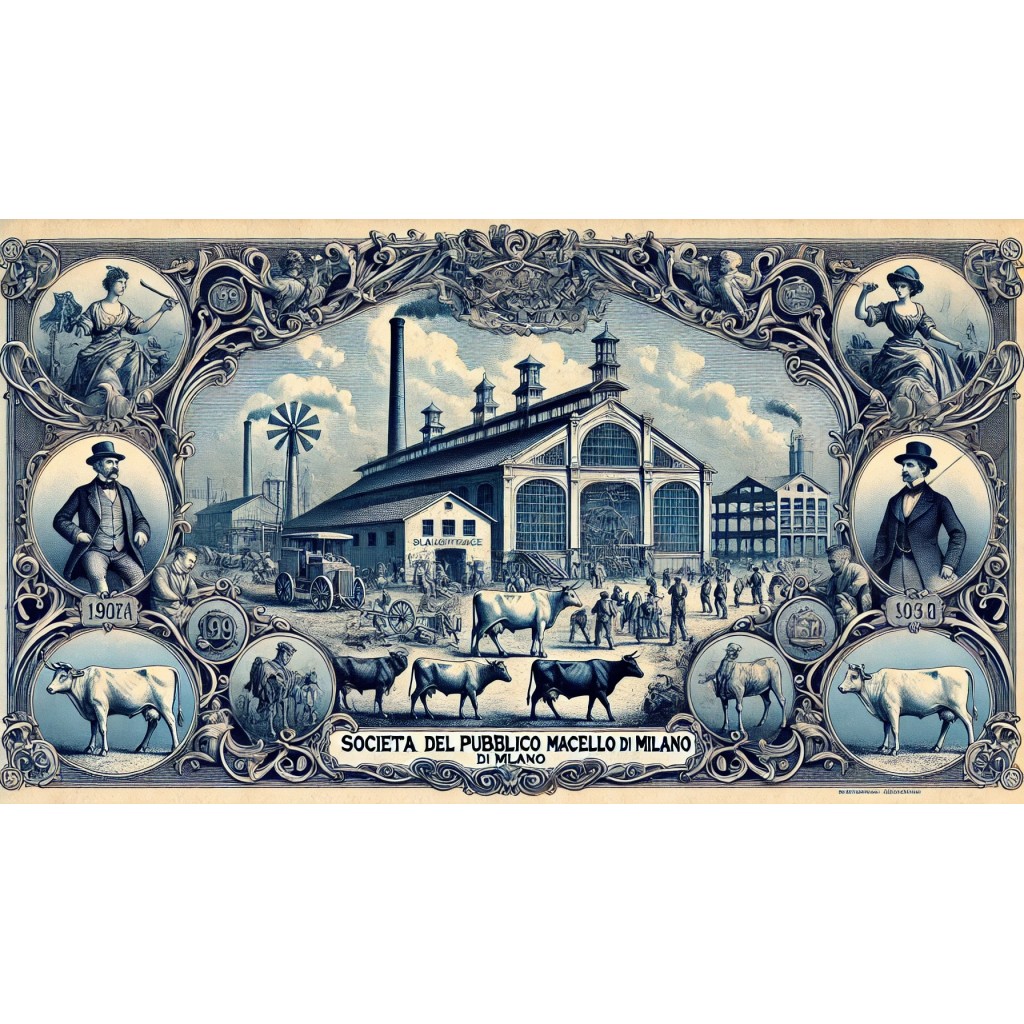 SOC.DEL PUBBLICO MACELLO DI MILANO - 1 AZIONE 1882