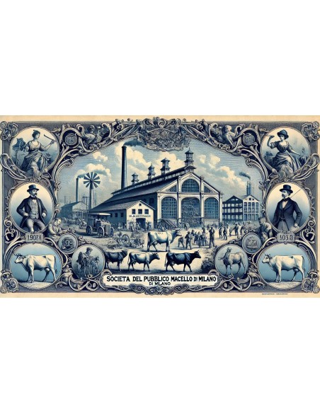 SOC.DEL PUBBLICO MACELLO DI MILANO - 1 AZIONE 1882