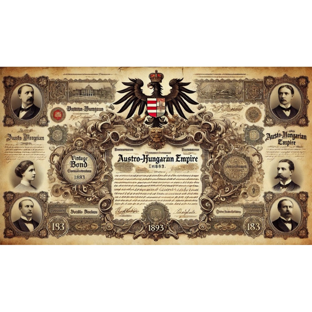 1893 - OSTERREICHISCHE STAATS RENTE OBLIGATION...