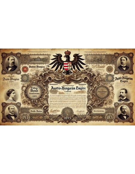 1893 - OSTERREICHISCHE STAATS RENTE OBLIGATION 200 KRONEN - TESORO ITALIANO