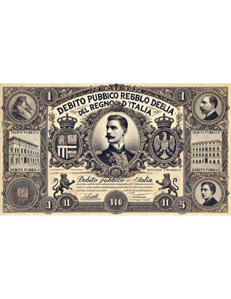 1878 - CERTIFICATO DI RENDITA DEB. PUB.REGNO D'ITALIA - FIRENZE