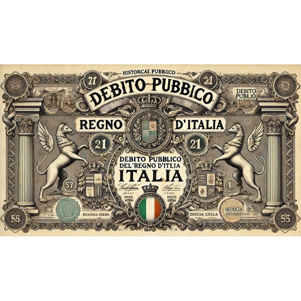 1910 - TITOLO DA LIRE 100 REDIMIBILE 3% - ROMA