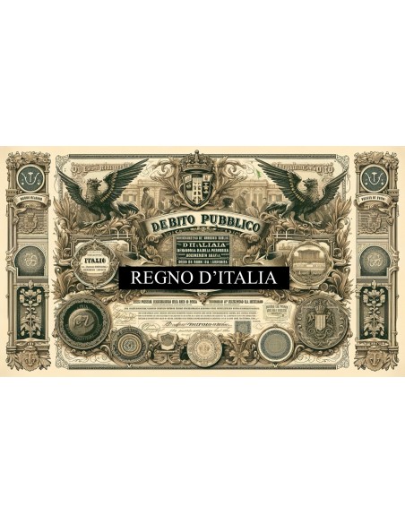 1916 - OBBLIGAZIONE LIRE 100 - REGNO D'ITALIA ROMA