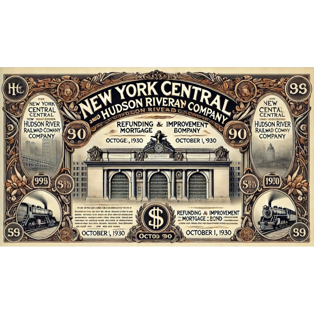 1930 - THE NEW YORK CENTRAL AND HUDSON RIVER...