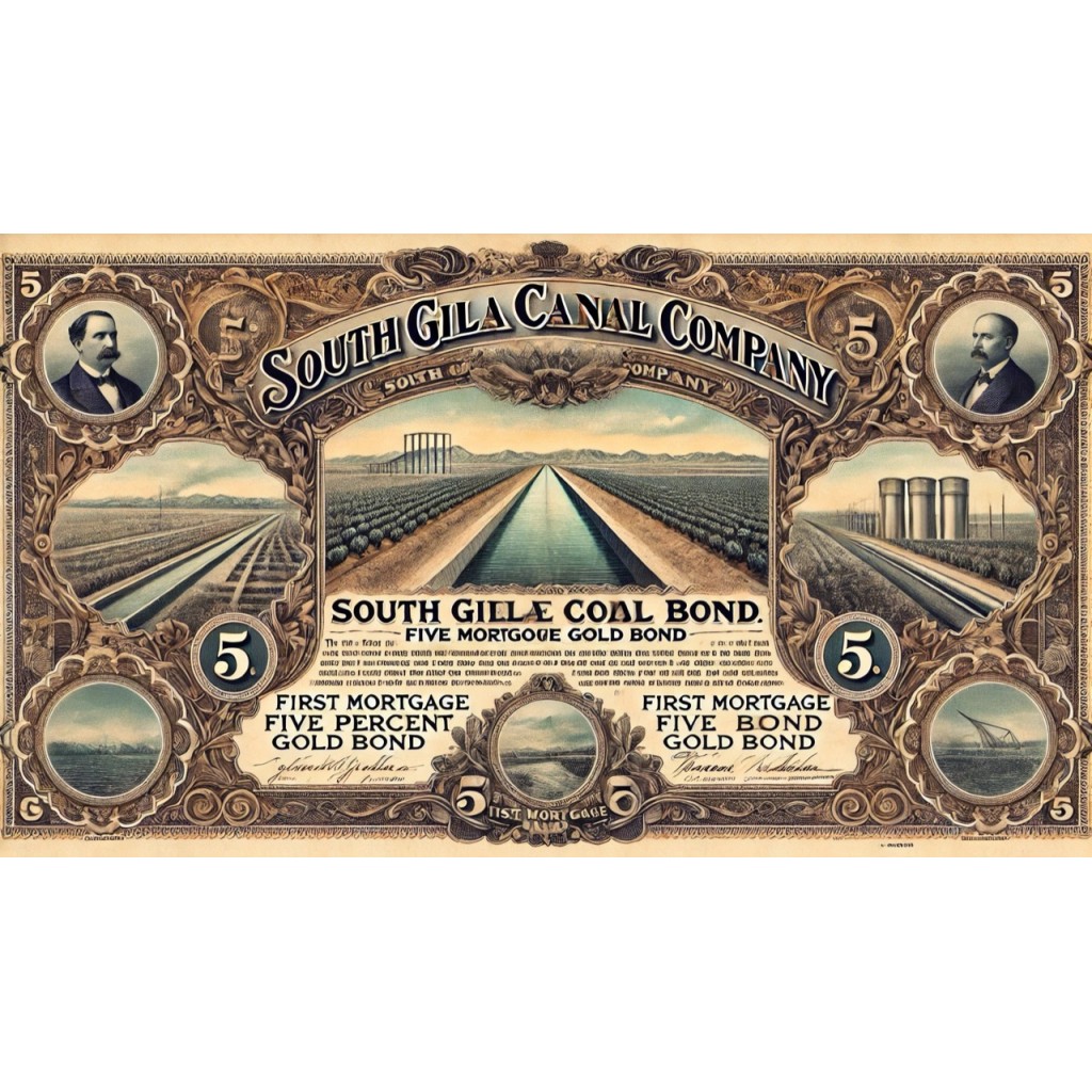 1907 - THE SOUTH GILA CANAL COMPANY  $ 100