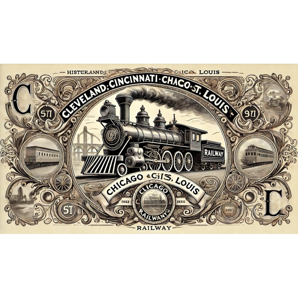 1893 - CLEVELAND, CINCINNATI,CHICAGO E ST....