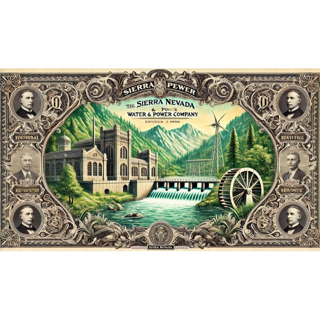 1905 - THE SIERRA NEVADA WATER AND POWER...