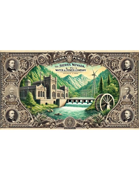 1905 - THE SIERRA NEVADA WATER AND POWER COMPANY - GOLD BOND $ 1.000