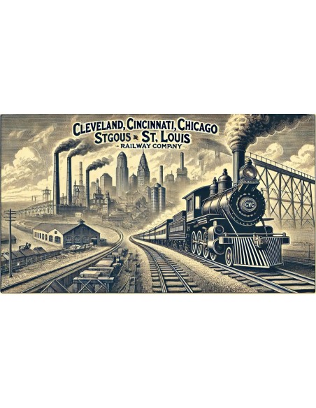 1890 - CLEVELAND, CINCINNATI, CHICAGO, AND ST. LOUIS - BOND $ 10.000