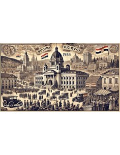 ROYAUME DE YOUGOSLAVIE EMPRUNT FUINDING 5 PER CENT - 1933 2