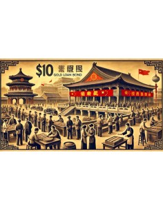 1938 - 27 TH YEAR OF REPUBLIC OF CHINA 5% 10$ 2