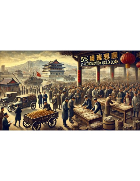 1913 - THE CHINESE GOVERNMENT 5% REORGANISATION  GREEN