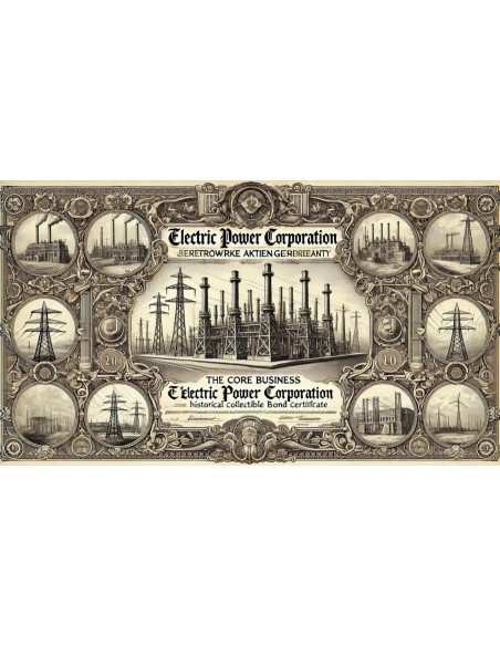 1925 - ELECTRIC POWER CORPORATION BOND 500$