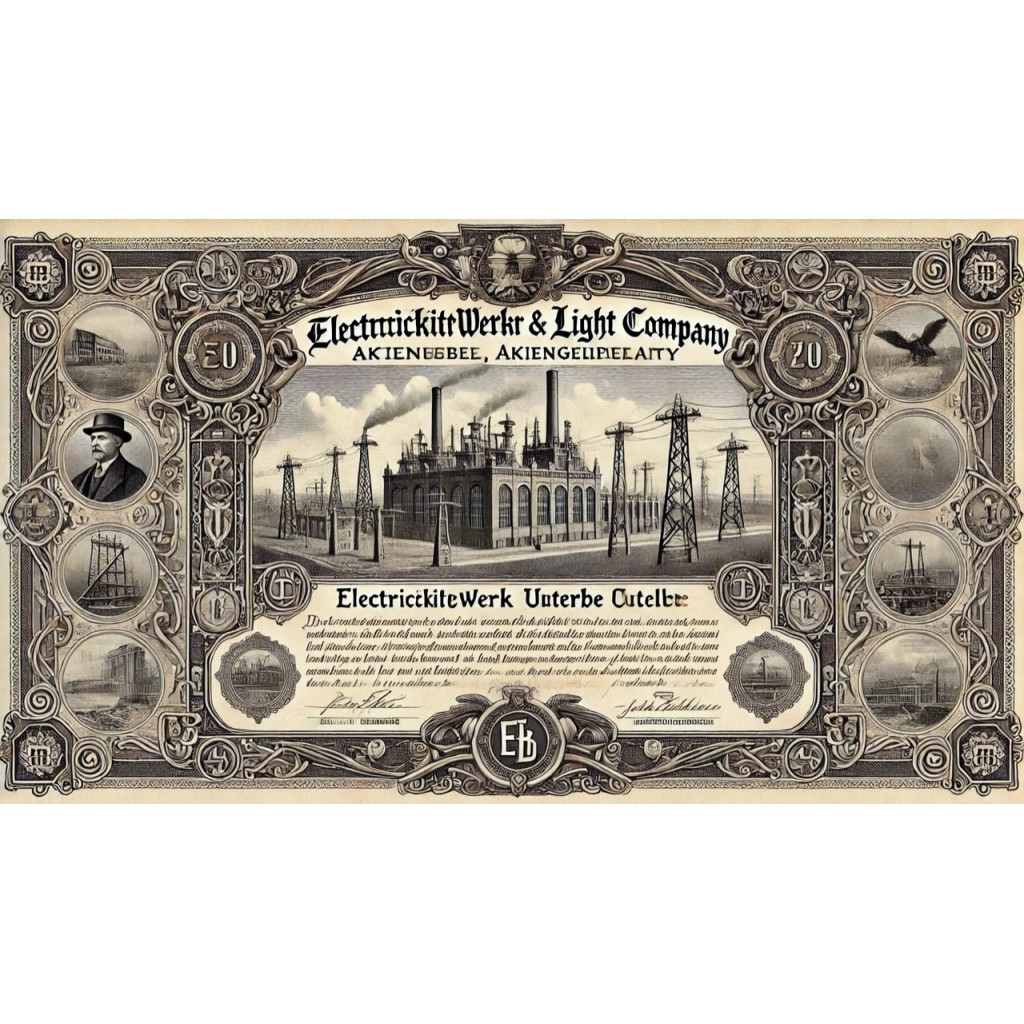 1928 - UNTERELBE POWER AND LIGHT COMPANY 1000$