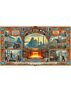 1927 - UNITED STEEL WORKS CORPORATION 6 1/2% BOND $500... 2